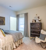 Comfortable Bedroom With Large Window at Boltons Landing Apartments, South Carolina